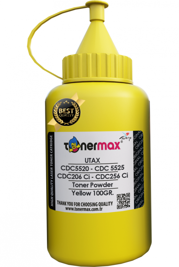 Utax CDC-5525 / CDC-5520 / 256ci / 206ci Sarı Toner Tozu