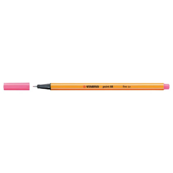 Stabilo İnce Keçe Uçlu Kalem 88 Point 0.4 MM Pembe Fineliner Kalem (10 Lu Paket) - 4