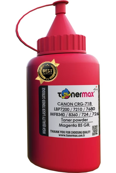 Canon CRG-718 Toner Tozu Kırmızı/ LBP-7200 / 7210 / 7680 / MF8340 / 8350 / 8360 / MF724 / M726