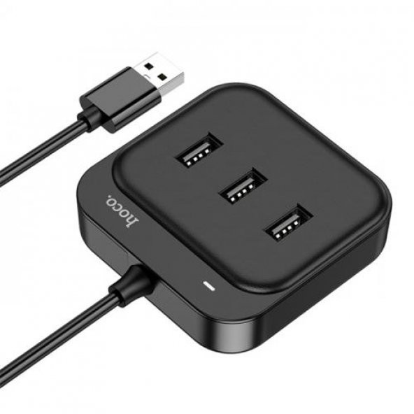 Coofbe 1.2Mt 4in1 Hub USB2.0 Çevirici USB Çoğaltıcı 4x USB2.0 Port Veri Aktarım Adaptörü Tak Çalıştır