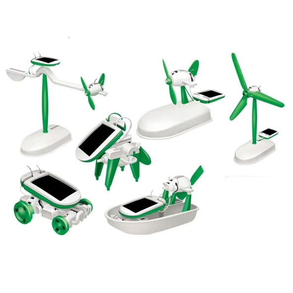 Solar Robot Mucit Kiti - 6 in 1 - 2