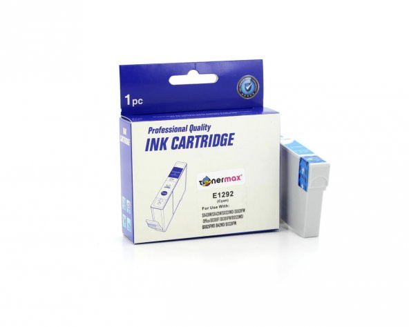 Epson T1292 Mavi Muadil Kartuş / BX305F / S22 / SX230 / SX235 / SX420 / SX425 / SX430 / SX435 - Resim 2