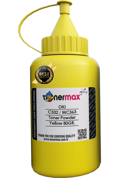 Oki 46508733 Sarı Toner Tozu / C332 / MC363