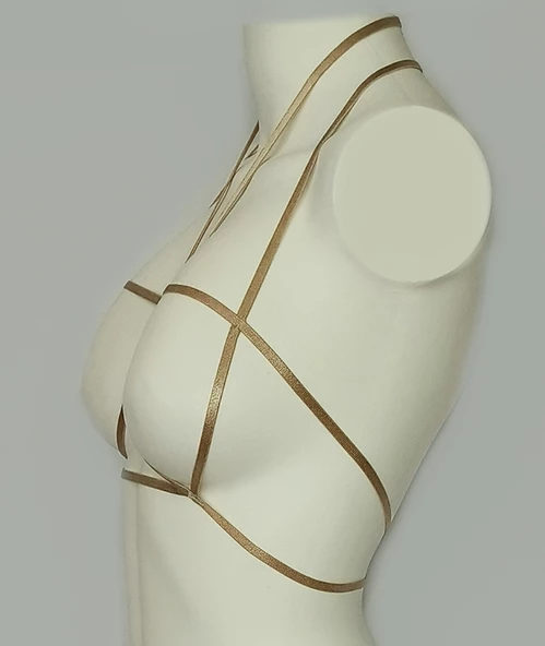 ASM1139 Kadın Gold Seviyore Bralet Südyen - 5