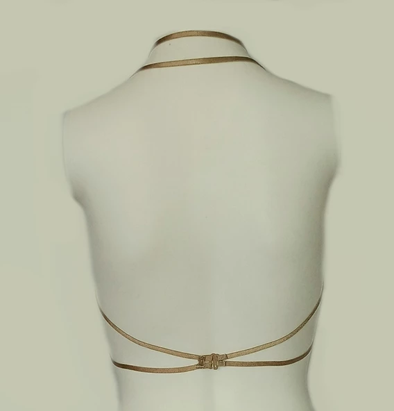 ASM1139 Kadın Gold Seviyore Bralet Südyen - 6
