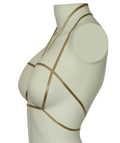 ASM1139 Kadın Gold Seviyore Bralet Südyen - 2