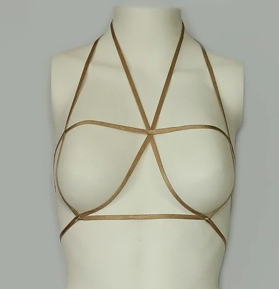 ASM1139 Kadın Gold Seviyore Bralet Südyen - 4