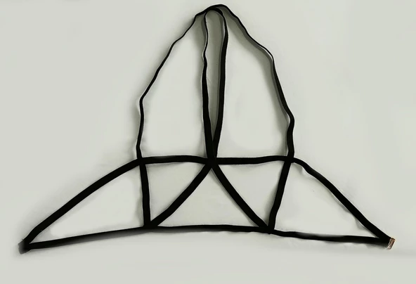 ASM1132 Kadın Siyah Karamıs Emiliyen Bralet Sütyen - 8