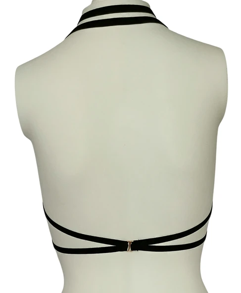 ASM1132 Kadın Siyah Karamıs Emiliyen Bralet Sütyen - 3