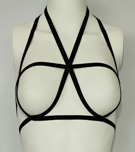 ASM1132 Kadın Siyah Karamıs Emiliyen Bralet Sütyen - 4