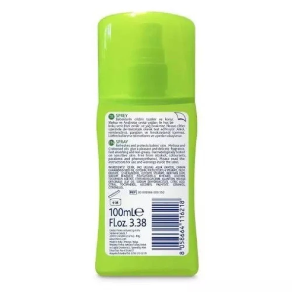 Chicco Tazeleyici ve Koruyucu Sprey 100ml - 2