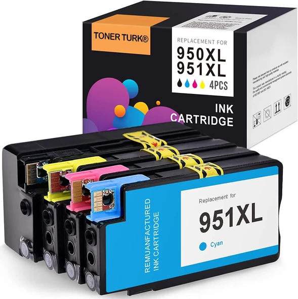 Hp OfficeJet Pro 251dw Muadil Kartuş Takımı / Hp 950XL Muadil Kartuş Set Takımı / Hp 950XL Muadil Kartuş Takımı / Hp 950XL Muadil Kartuş Set Set
