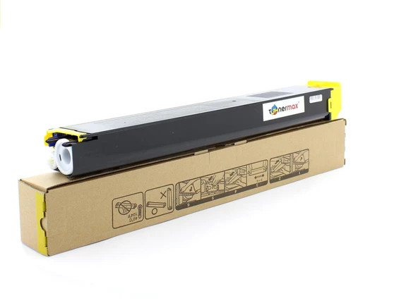 Sharp MX23GTYA Sarı Muadil Toner / MX2310 / MX2314 / MX2614 / MX3111 / MX3114 - Resim 4