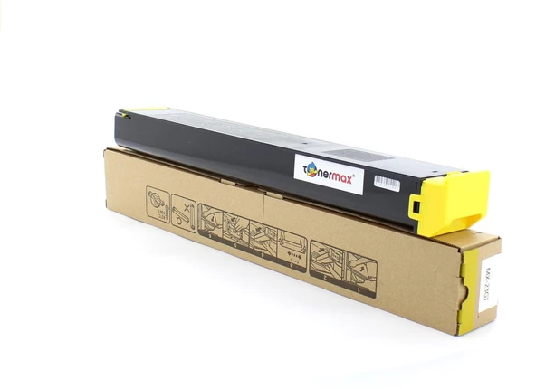Sharp MX23GTYA Sarı Muadil Toner / MX2310 / MX2314 / MX2614 / MX3111 / MX3114 - Resim 3