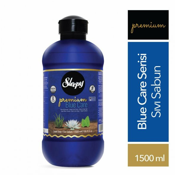 Sleepy Sıvı Sabun Premium Blue Care Doğal Lotus Çiçeği 1500 ml
