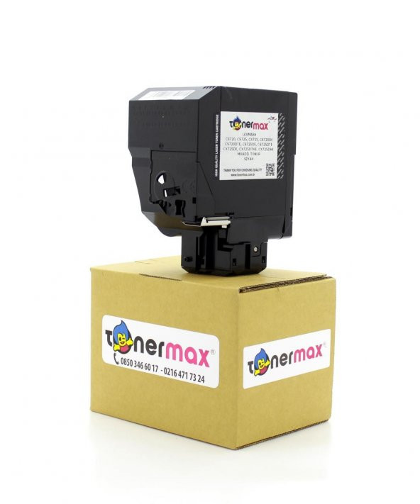 Lexmark CS720-74C5HK0 Siyah Muadil Toner Yüksek Kapasiteli - 3