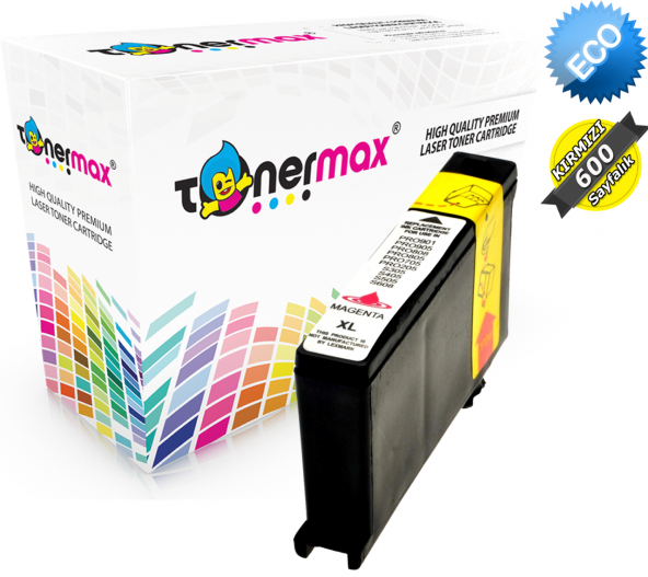 Lexmark 100XL / 14N1070 Kırmızı Muadil Kartuş