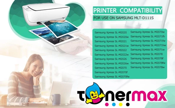 Samsung MLT-D111S Muadil Toner Yeni Versiyon Çipli V4 - 5