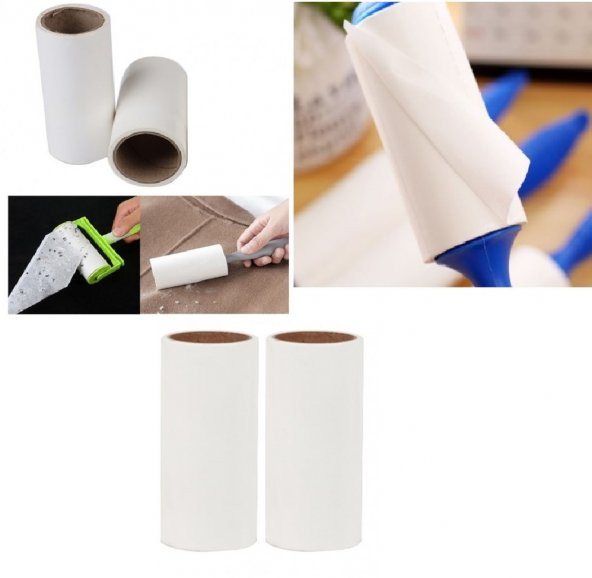 6 Lı Set Tüy Toplama Rulosu Yedek Başlık 30 Metre - 2