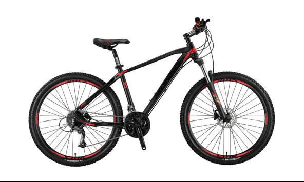 MOSSO BİSİKLET BLACK EDITION 27,5 JANT SİYAH/SILVER
