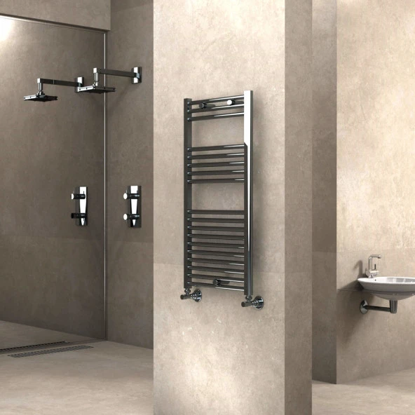 Radiva Haiti Banyo Havlupan 50x100 Düz Krom