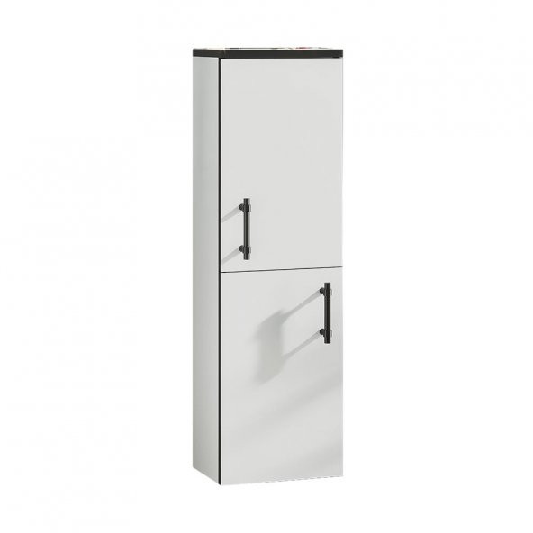 Orka Knidos 30 cm Beyaz Banyo Boy Çamaşır Dolabı