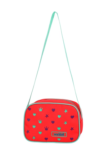 Waddell Lisanslı Mercan Balerin Desenli Ilkokul ve Beslenme Çantası 6000 - 6