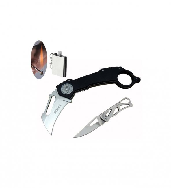 CRKT Serisi QTR-5876WY 23 CM Calvin Bıçak Seti 675