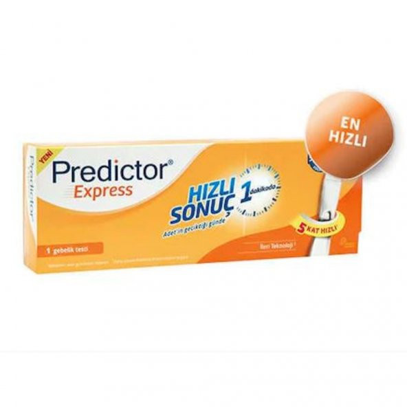 Predictor Express Hızlı Sonuç Gebelik Testi 1 Test x 3 Paket - Resim 4