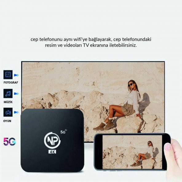 Npo Mxqpro 2Gb Ram 16Gb Dahili Hafıza 4K Ultra Hd Android Tv Box - 2