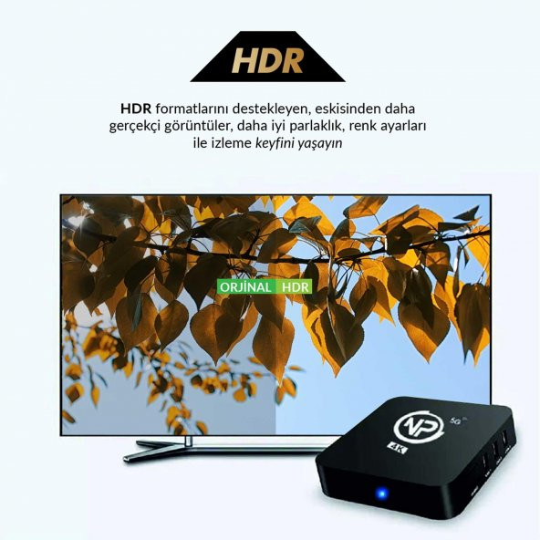 Npo Mxqpro 2Gb Ram 16Gb Dahili Hafıza 4K Ultra Hd Android Tv Box - 6