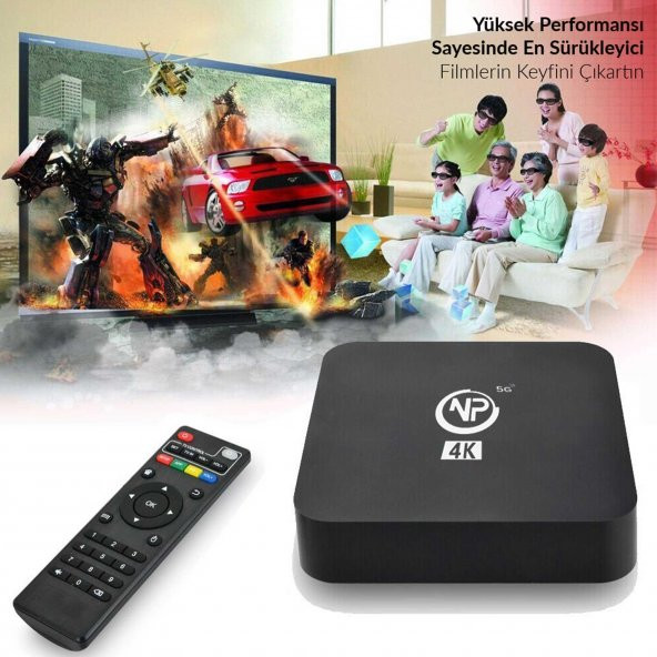 Npo Mxqpro 2Gb Ram 16Gb Dahili Hafıza 4K Ultra Hd Android Tv Box - 7