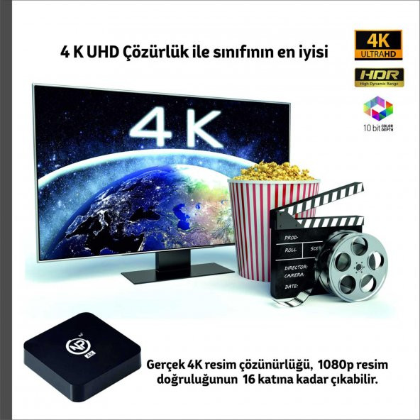Npo Mxqpro 2Gb Ram 16Gb Dahili Hafıza 4K Ultra Hd Android Tv Box - 8