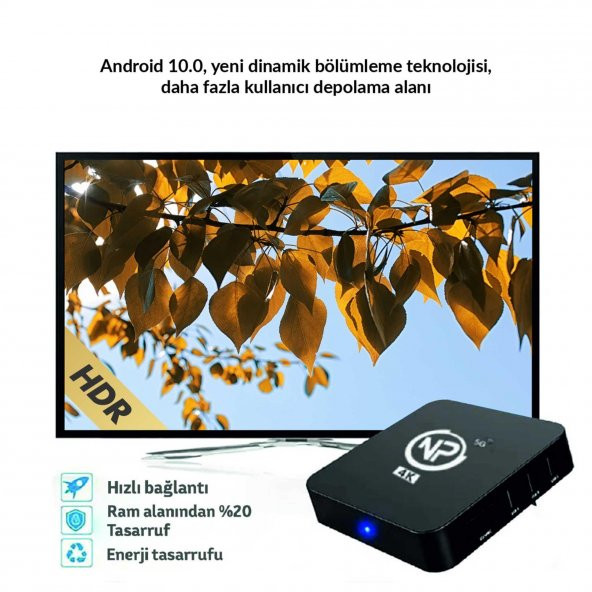 Npo Mxqpro 2Gb Ram 16Gb Dahili Hafıza 4K Ultra Hd Android Tv Box - 9