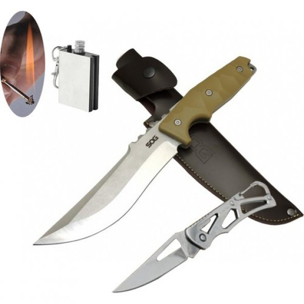 Sog Serisi JL-01A 31.5 cm Longhorn Fixed Bıçak Seti SLN549