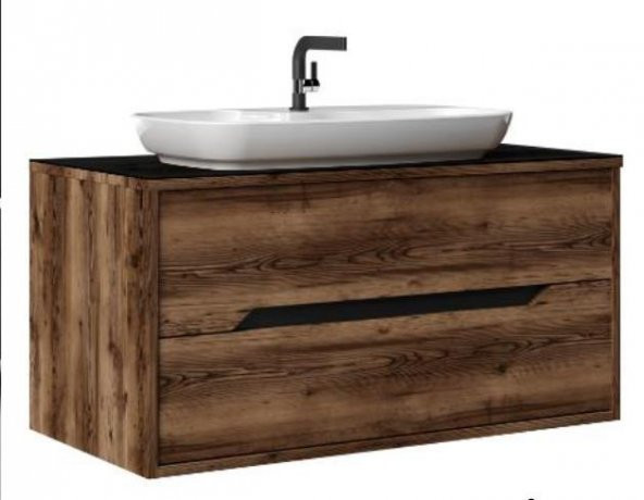 Orka Galia 100 cm Ella Banyo Dolabı Takımı ve Boy Dolabı - 2