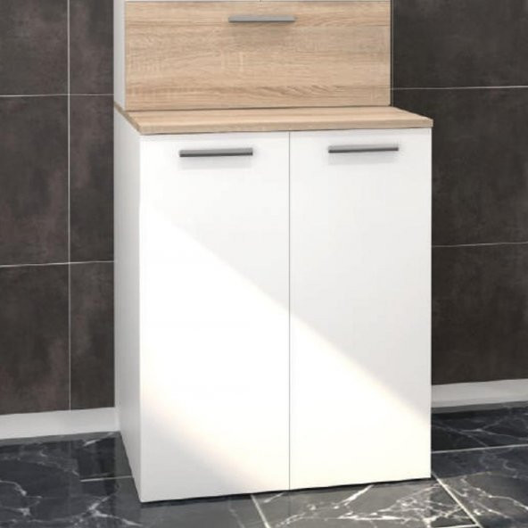 Denko Vento 70 cm MDF Çamaşır Makinesi Banyo Dolabı Alt Modül