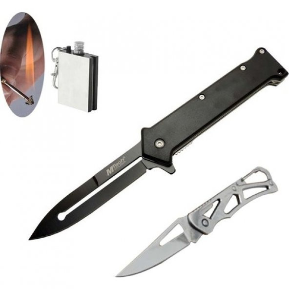 Mtech Serisi 4-35BK 20 cm Bas Çek Çakı Seti SLN240