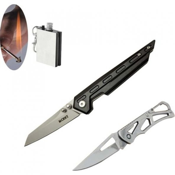 Crkt Serisi 3301 Bk 18 cm Wing Çakı Seti SLN695