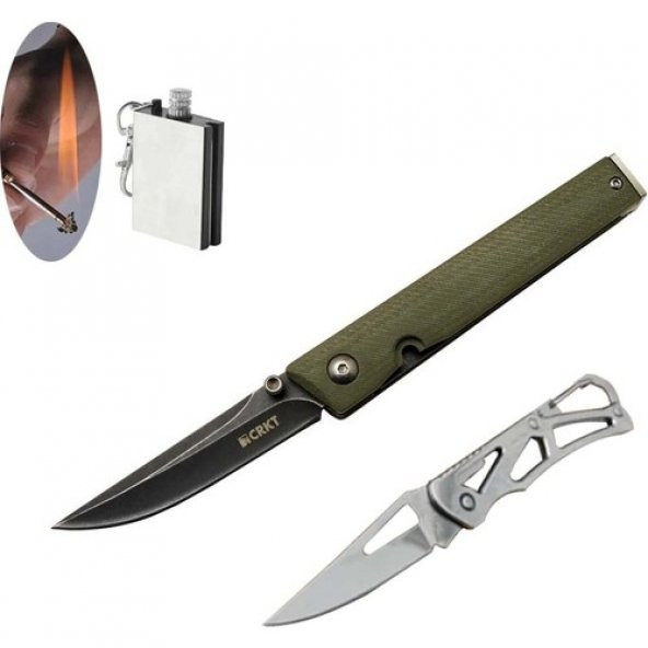 Crkt Serisi 7096 Grn 18 cm Ceo Çakı Seti SLN704