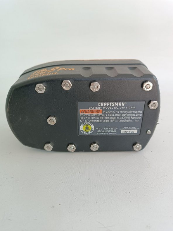 Craftsman 18.0V 2.0Ah Li-ion Akü 315110340 2.El - 3