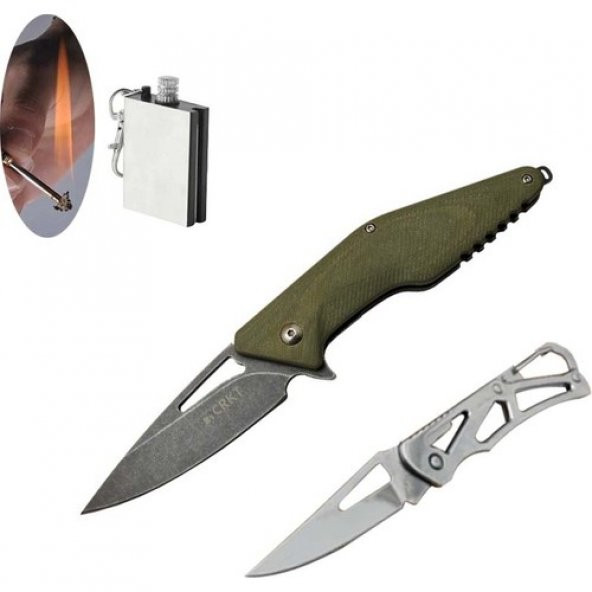 Crkt Serisi 4415 Grn 21 cm Division Çakı Seti SLN700