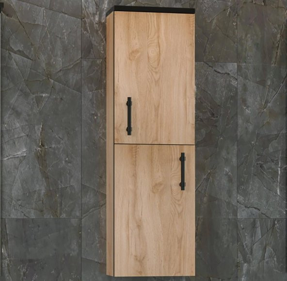 Orka Knidos 90 cm Legnano Banyo Dolabı Takımı ve Boy Dolabı - Resim 3