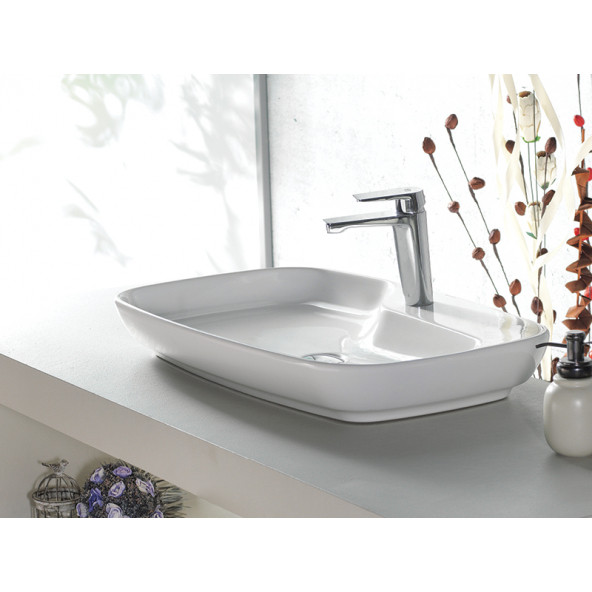 Turkuaz Nova Tezgah Üstü Lavabo 70 Cm - 2