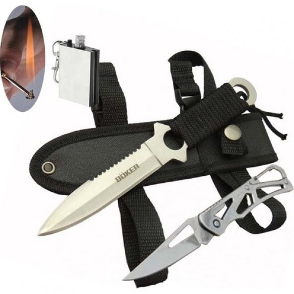 Böker Serisi 1-1 B D-21.5 cm Kol Bıçak Seti SLN540