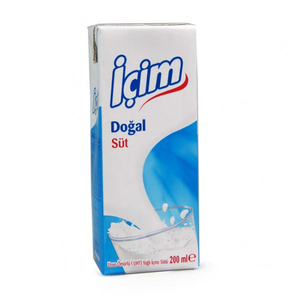 İÇİM DOĞAL SÜT 180 ML