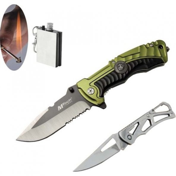 Mtech Serisi 4-12-1 21 cm Haki Kurtarma Çakı Seti SLN185