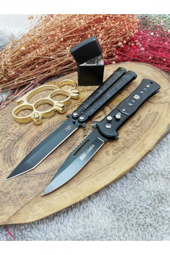 4 Parça Kamp Bıçak Seti Kamp Outdoor