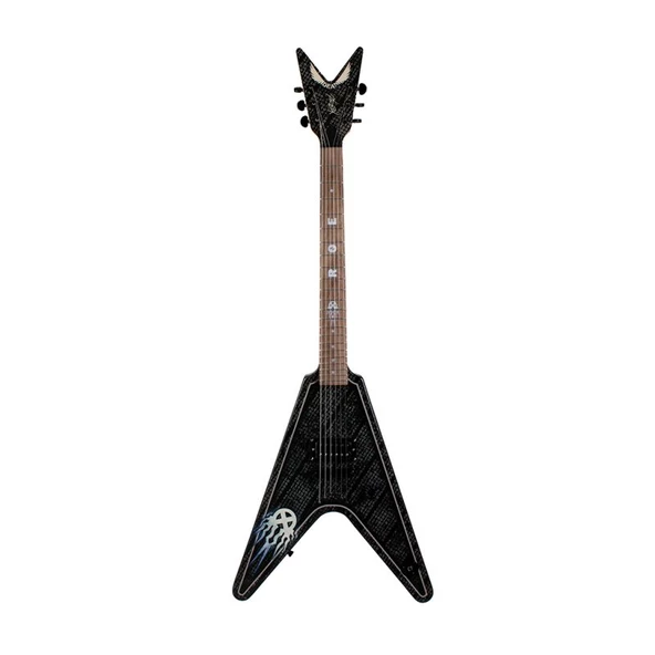 Dean Static X VX binary Gloss Flying V Elektro Gitar - Resim 2
