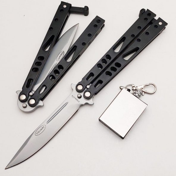 22 Cm Çelik Kılıflı A+ Kalite Kamp & Outdoor Kelebek